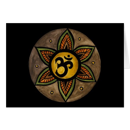 Om Greeting Cards