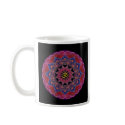 Om Heart Mandala mugs by karmicmoon Om Heart Mandala mugs