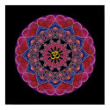 Om Heart Mandala posters by karmicmoon Om Heart Mandala posters