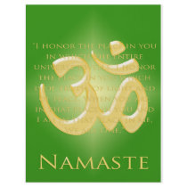 Om in Green & Gold - Namaste flyers