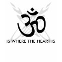 om , IS WHERE THE HEART IS t-shirts by RevChristine om , IS WHERE THE HEART IS t-shirts