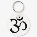 Om Keychain by Snippies Om Keychain
