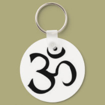 Om Keychain by Snippies Om Keychain