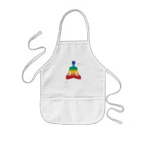 OM Lotus Chakras Kids Apron