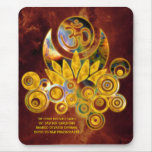Om Lotus & GAYATRI MANTRA | universe of fire Mousepad