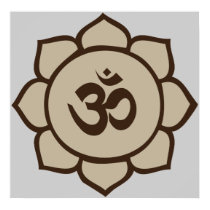 Om Lotus Print