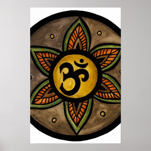 Om Mandala Poster print