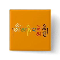 Om Mani Padme Hum Button