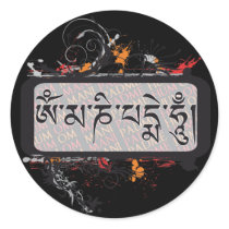 Om Mani Padme Hum Grubge stickers