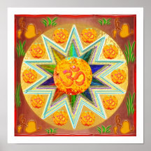 OM Mantra Dedication by Navin Joshi Posters
