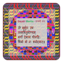 Om Mantra Gayatri Mantra Sticker