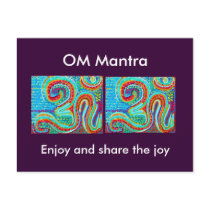 OM Mantra Om108 Postcards