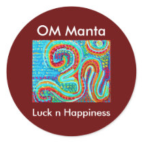 OM Mantra Om108 Stickers