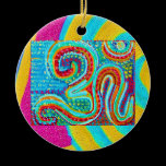 Om Mantra - Om written 108 times ornaments