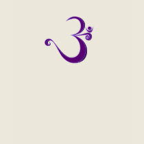 Om Melange Ringer T-Shirt by templegreen Om Melange Ringer T-Shirt