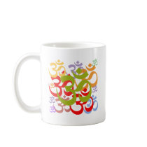 Om mugs by minjean Om mugs