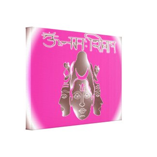 Om Nama Shivay4 Stretched Canvas Print