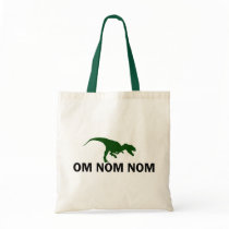 Om Nom Nom Dinosaur Rawr is Hungry Bags