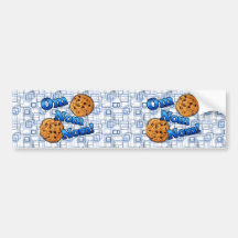 Om Nom Nom, Meme Love Cookies Bumper Stickers