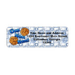 Om Nom Nom, Meme Love Cookies Custom Return Address Label
