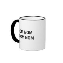 OM NOM NOM NOM COFFEE MUGS