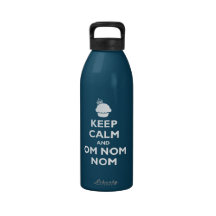 Om Nom Nom Reusable Water Bottles