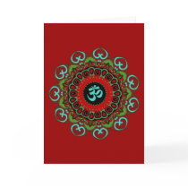 Om of Chaos Greeting Card