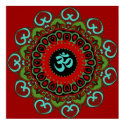 Om of Chaos Print by Jaenne Om of Chaos Print