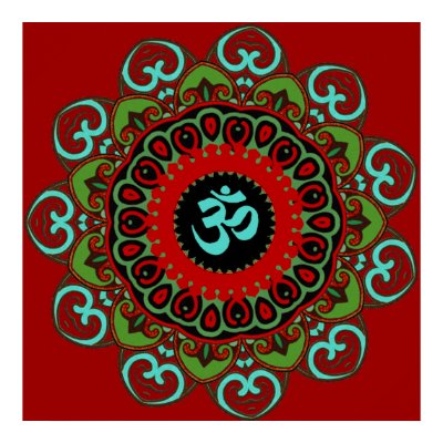 Om of Chaos Print by Jaenne