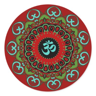 Om of Chaos Sticker by Jaenne