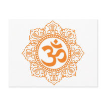 Om - Ohm - Aum Symbol Postcard