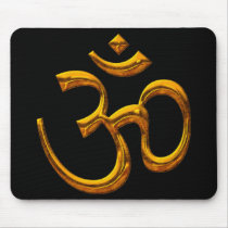 OM, old gold effect / Mousepad