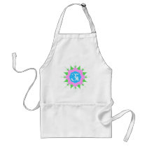 OM on flower - Apron