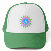 OM on flower - Hat