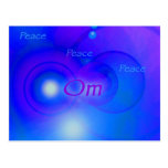 Om ~ Peace Post Card