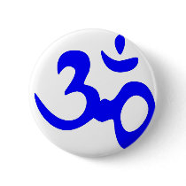 Om Pin Blue buttons