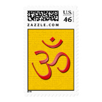 OM Red/Yellow Postage postage