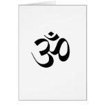 OM - SANSCRIT FOR PEACE GREETING CARDS