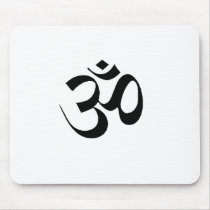 OM - SANSCRIT FOR PEACE mousepads