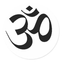 OM - SANSCRIT FOR PEACE stickers
