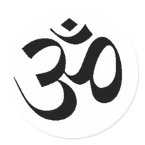 OM - SANSCRIT FOR PEACE stickers