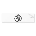 OM SHANTI bumper stickers