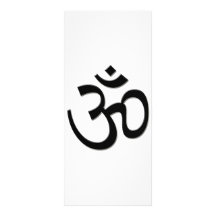 OM SHANTI PERSONALIZED RACK CARD