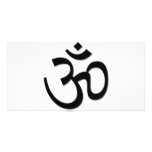 OM SHANTI CUSTOM PHOTO CARD