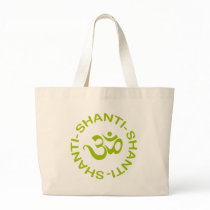 Om Shanti Shanti Shanti Gift Canvas Bags