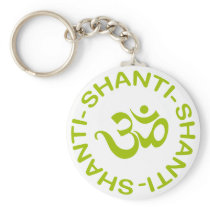Om Shanti Shanti Shanti Gift Key Chain
