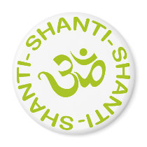 Om Shanti Shanti Shanti Gift Magnet