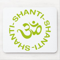Om Shanti Shanti Shanti Gift Mouse Mats