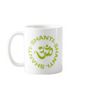 Om Shanti Shanti Shanti Gift mugs by Yoga_TShirts_Gifts Om Shanti Shanti Shanti Gift mugs