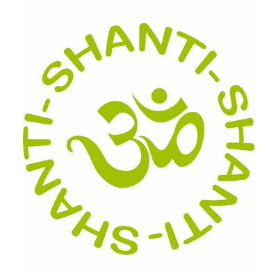 Om Shanti Shanti Shanti Men's T-Shirt by Yoga_TShirts_Gifts